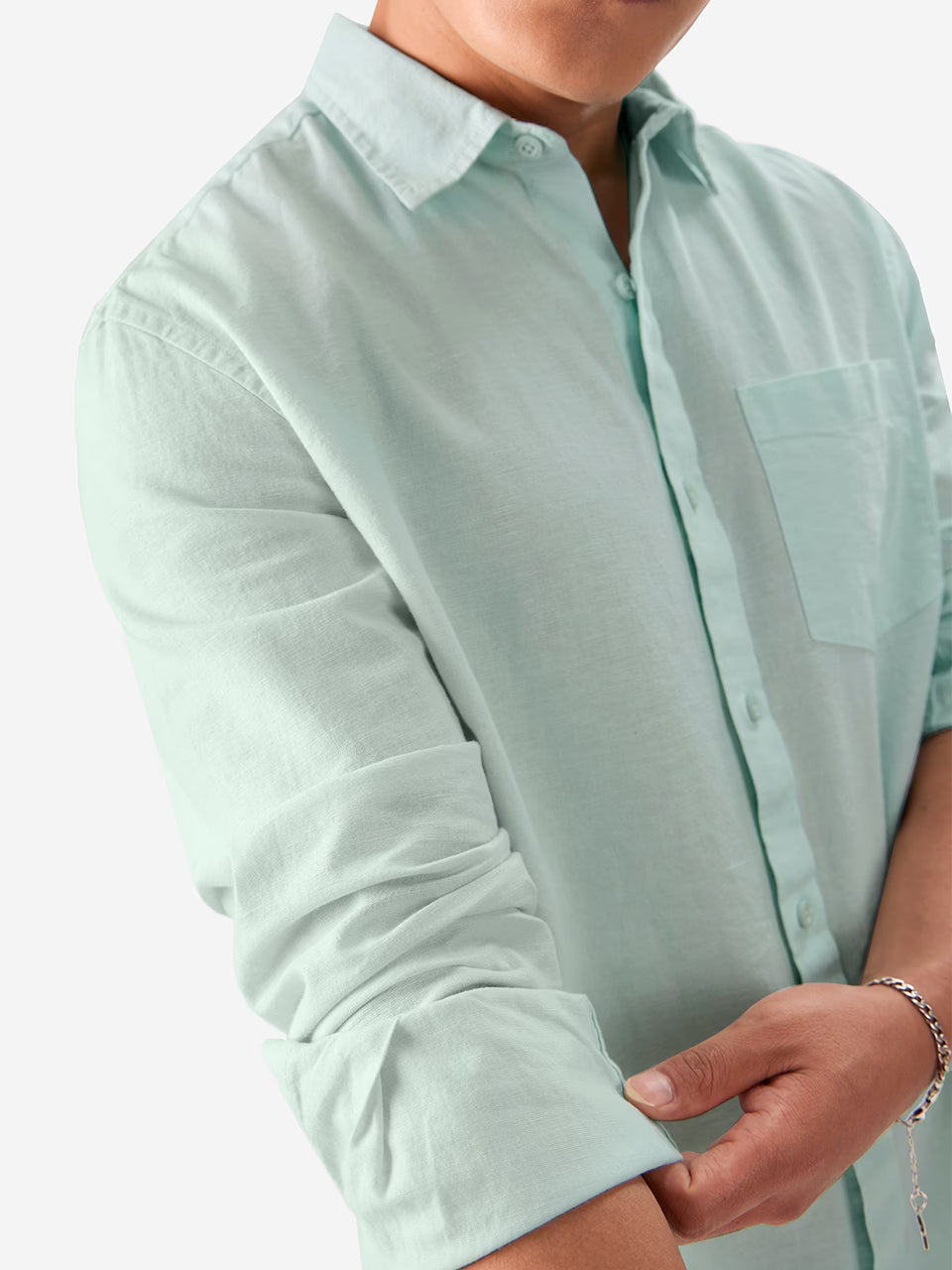 Cotton Linen: Ocean Blue