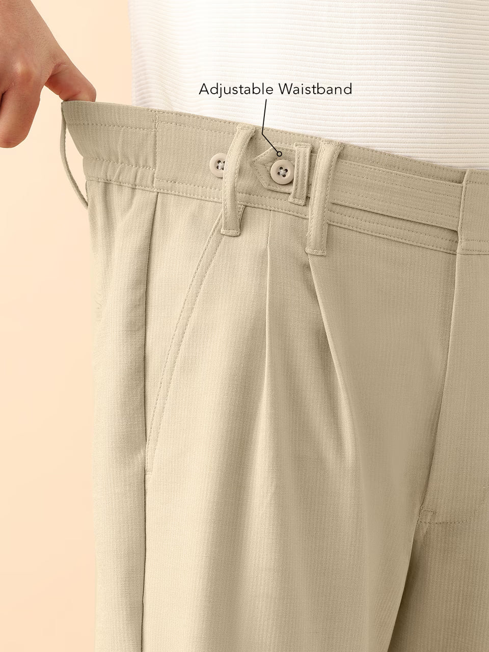 Korean Pants: Beige
