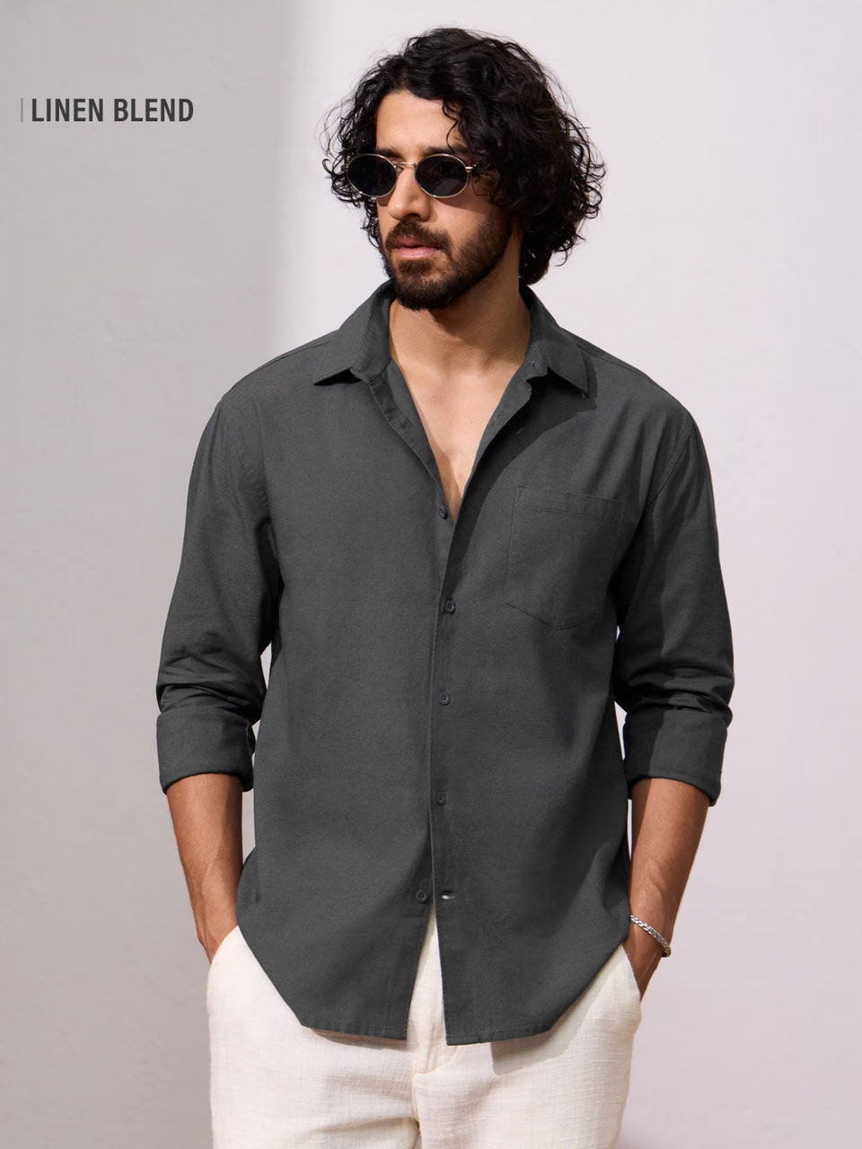 Cotton Linen: Charcoal Core