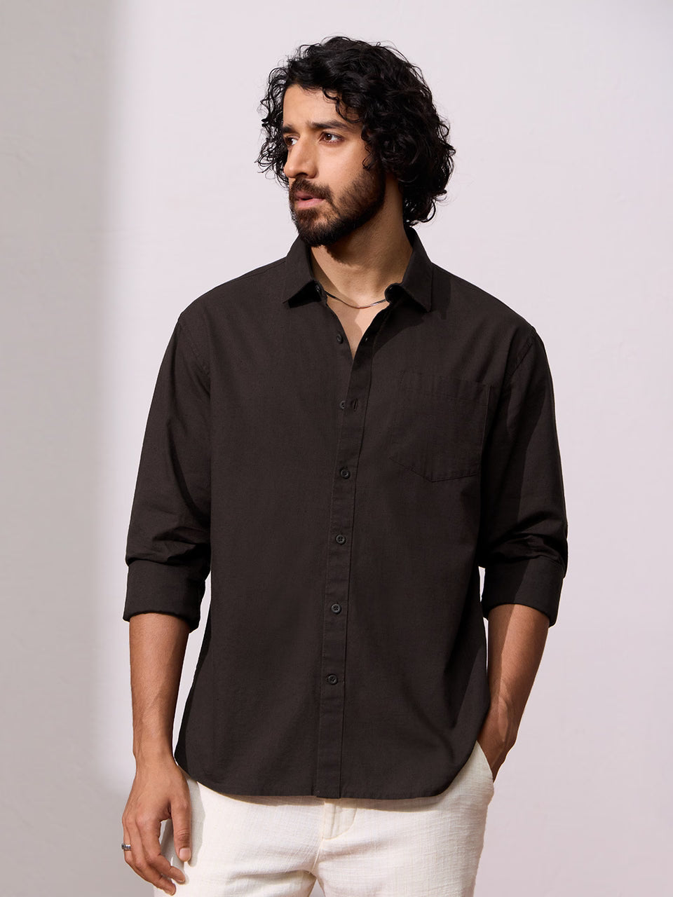Cotton Linen: Mocha