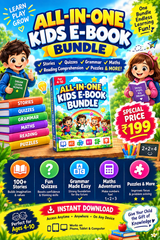 Digital Learning for Kids Bundle: E-Books, Activities & Learning Resources