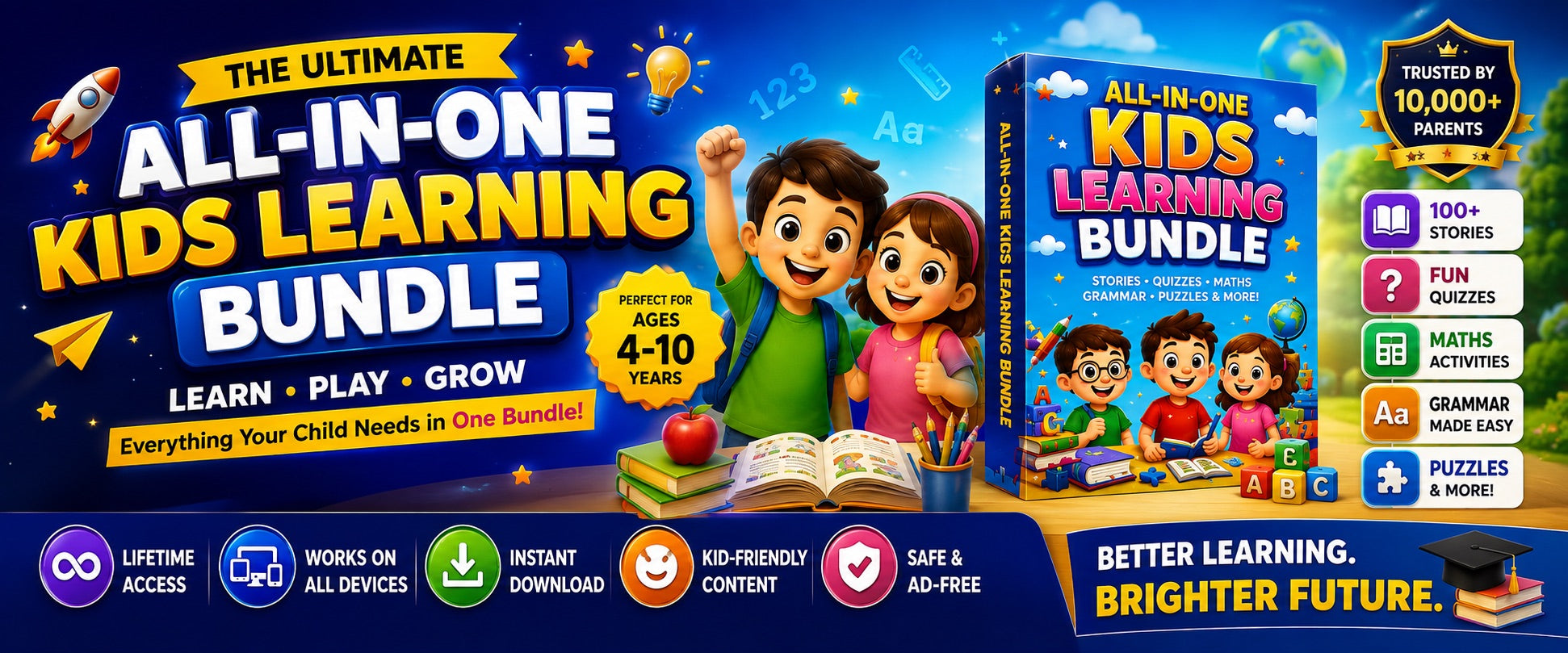 All-in-One Kids Learning Bundle - Learn, Play, Grow